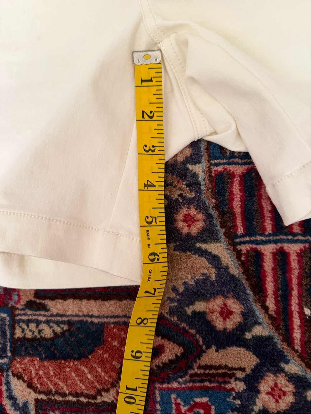 Market & Spruce White Cotton Bermuda Shorts Womens size 8 - Picture 5 of 6